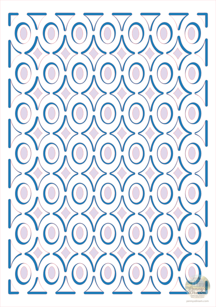 Donut Layered Card Topper – 5×7 – Digital File (SVG for Silhouette Studio)