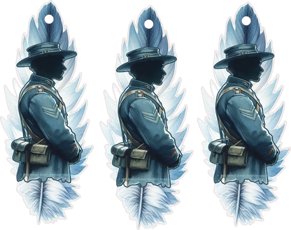 Remembrance — Feather and Uniform — Bookmark — Digital Download