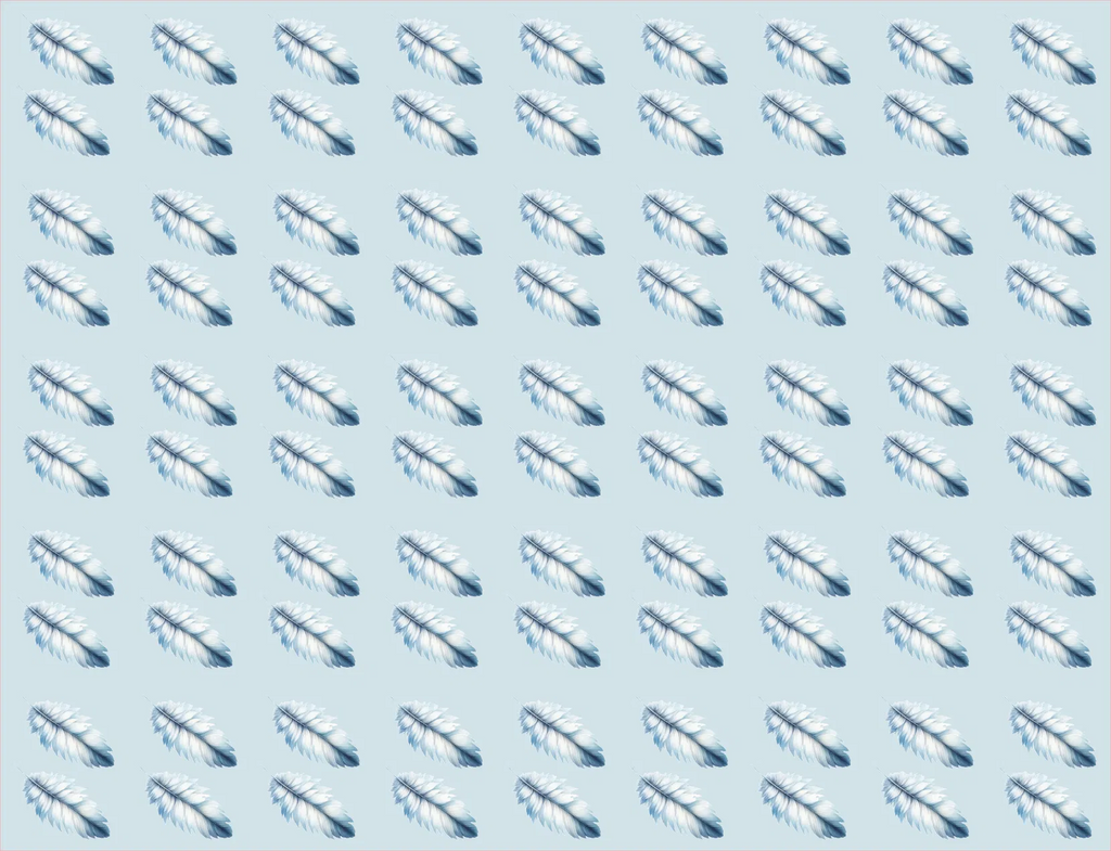 Pattern of blue diamond-shaped tiles on a light blue background