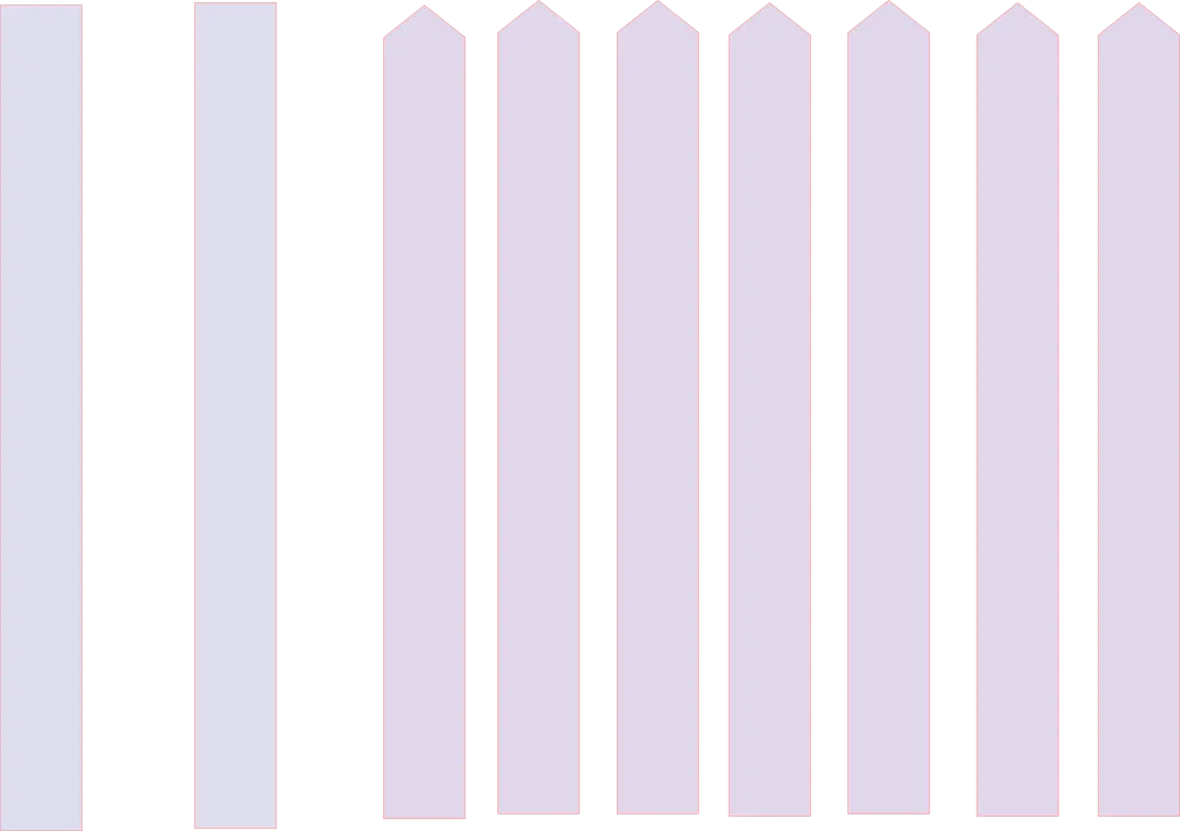 Fence Fold card parts