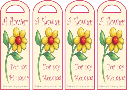 A Flower for My Momma — Bookmark — Digital Download