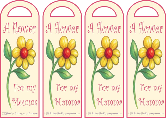 A Flower for My Momma — Bookmark — Digital Download