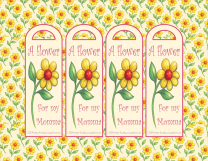 A Flower for My Momma — Bookmark — Digital Download