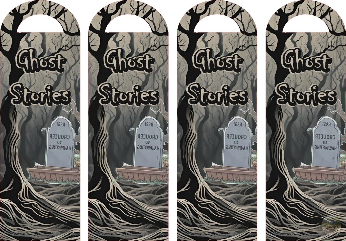 Haunted Ghost Stories Bookmark – Silhouette Studio SVG – Digital Download