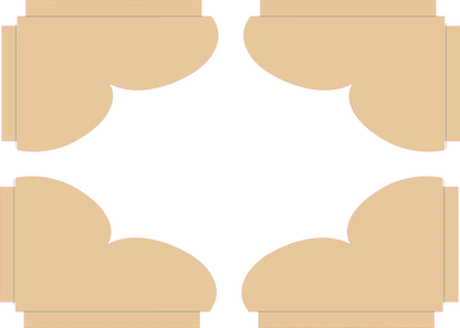 Folder corners