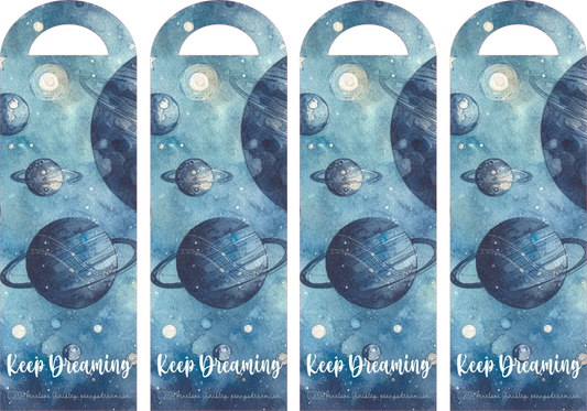 Space themed bookmark