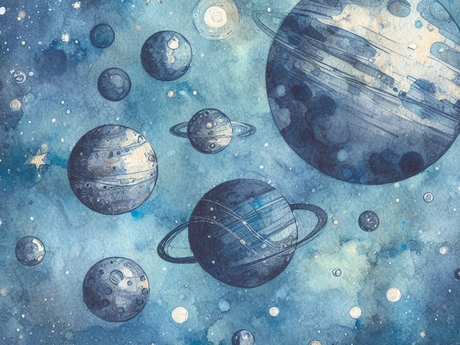 Space themed background paper