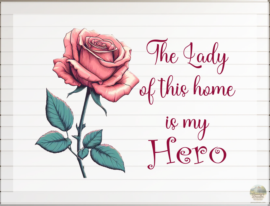 The Lady Of This Home, Mother's Day Print, Digital Download
