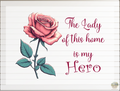 The Lady Of This Home, Mother's Day Print, Digital Download