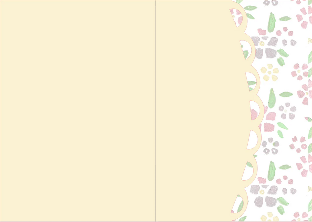 Scalloped Edge Layered Card Base – 5×7 Template (SVG for Silhouette Studio)