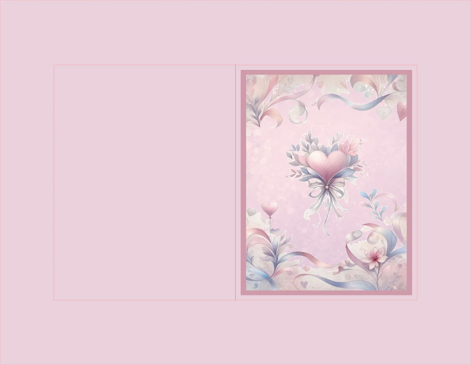 Love Heart — A2 Notecard — Digital Download