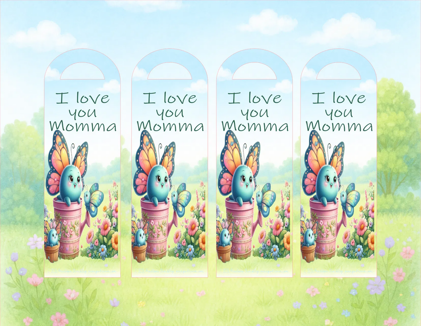 Love Momma — Bookmark Sheet — Digital Download