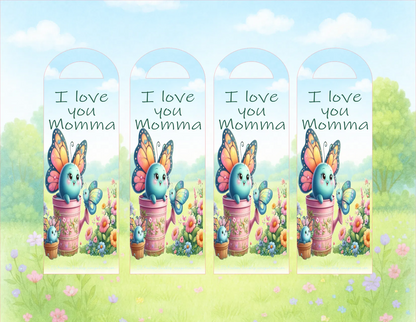 Love Momma — Bookmark Sheet — Digital Download