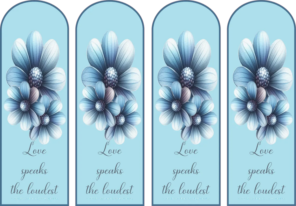 Love Speaks — Bookmark Sheet — Digital Download