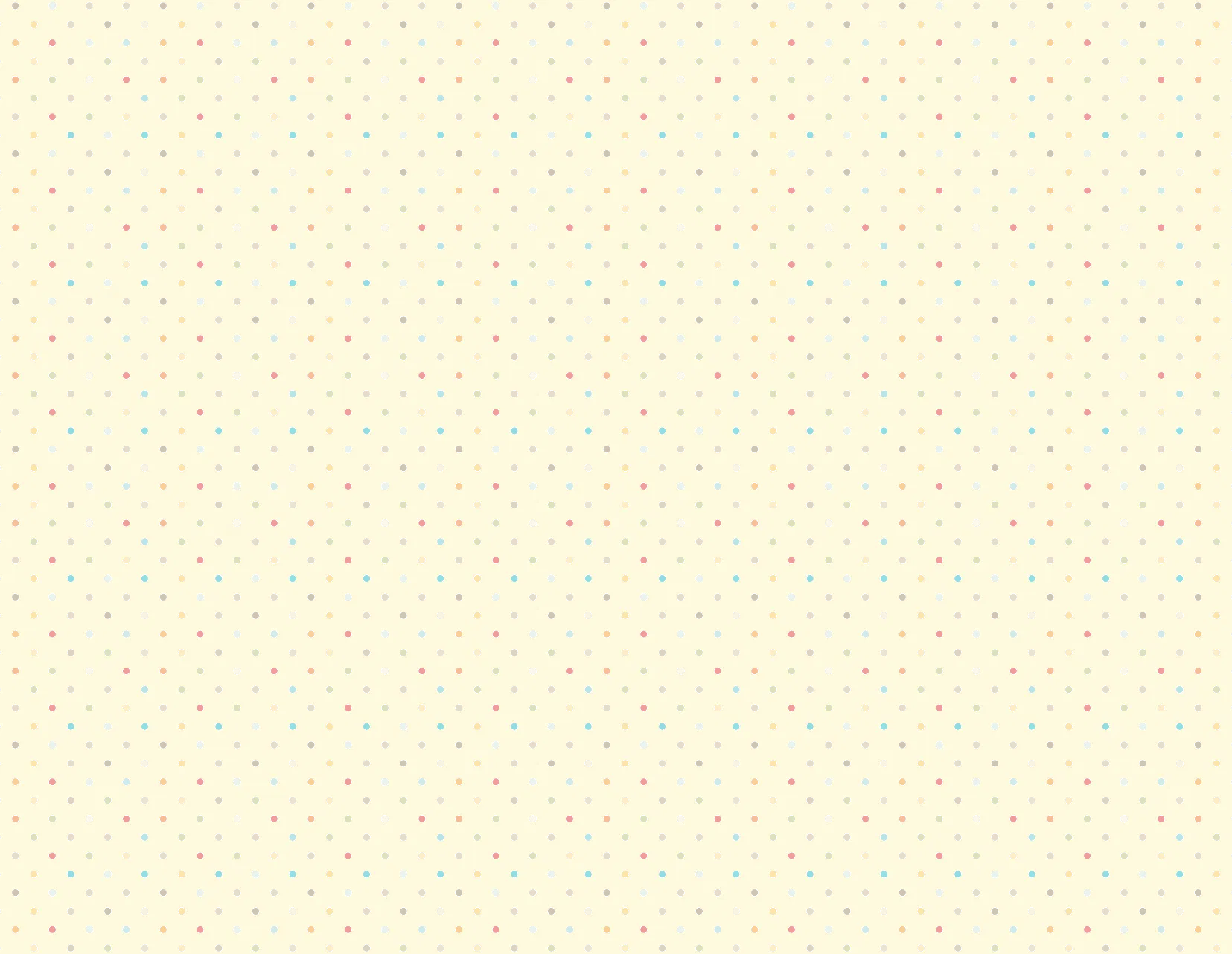 Beige background with small multicolored dots