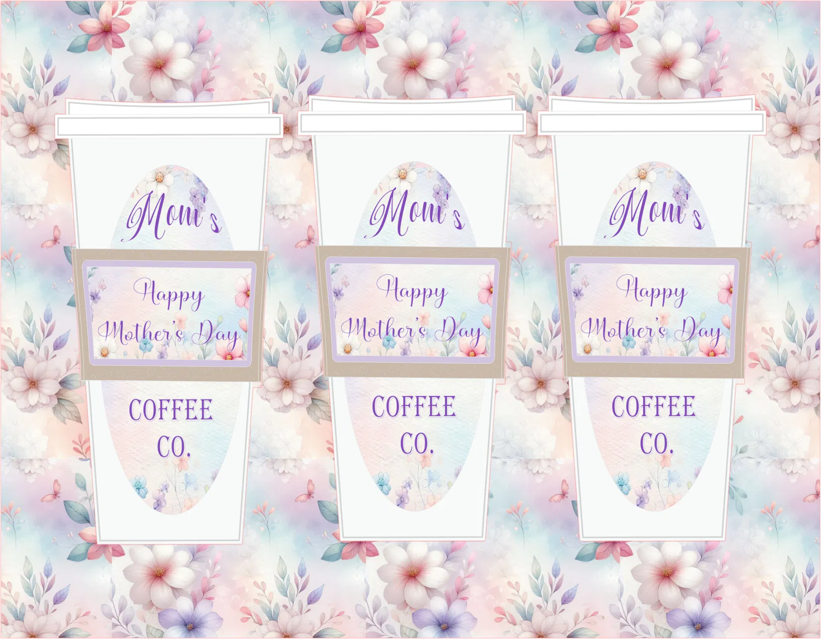 Mom’s Coffee Company Bookmark – Mother’s Day – Silhouette Studio SVG
