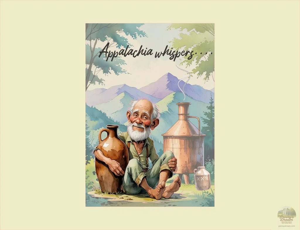 Appalachian Secrets Greeting Card – 5 × 7 Layered Card Digital Download **