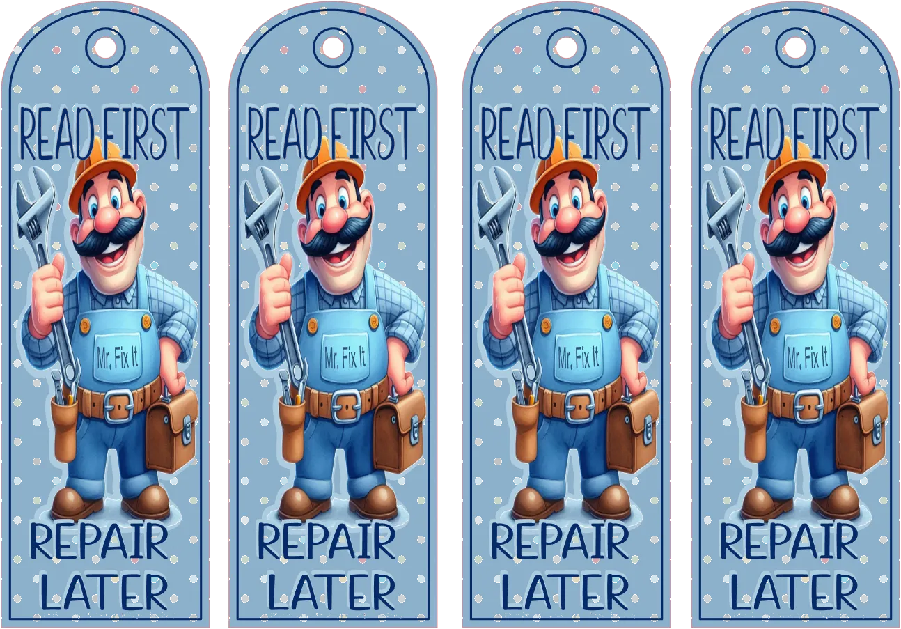 Front of bookmarks