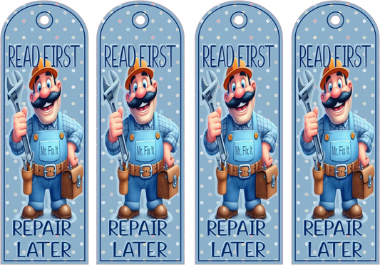 Front of bookmarks