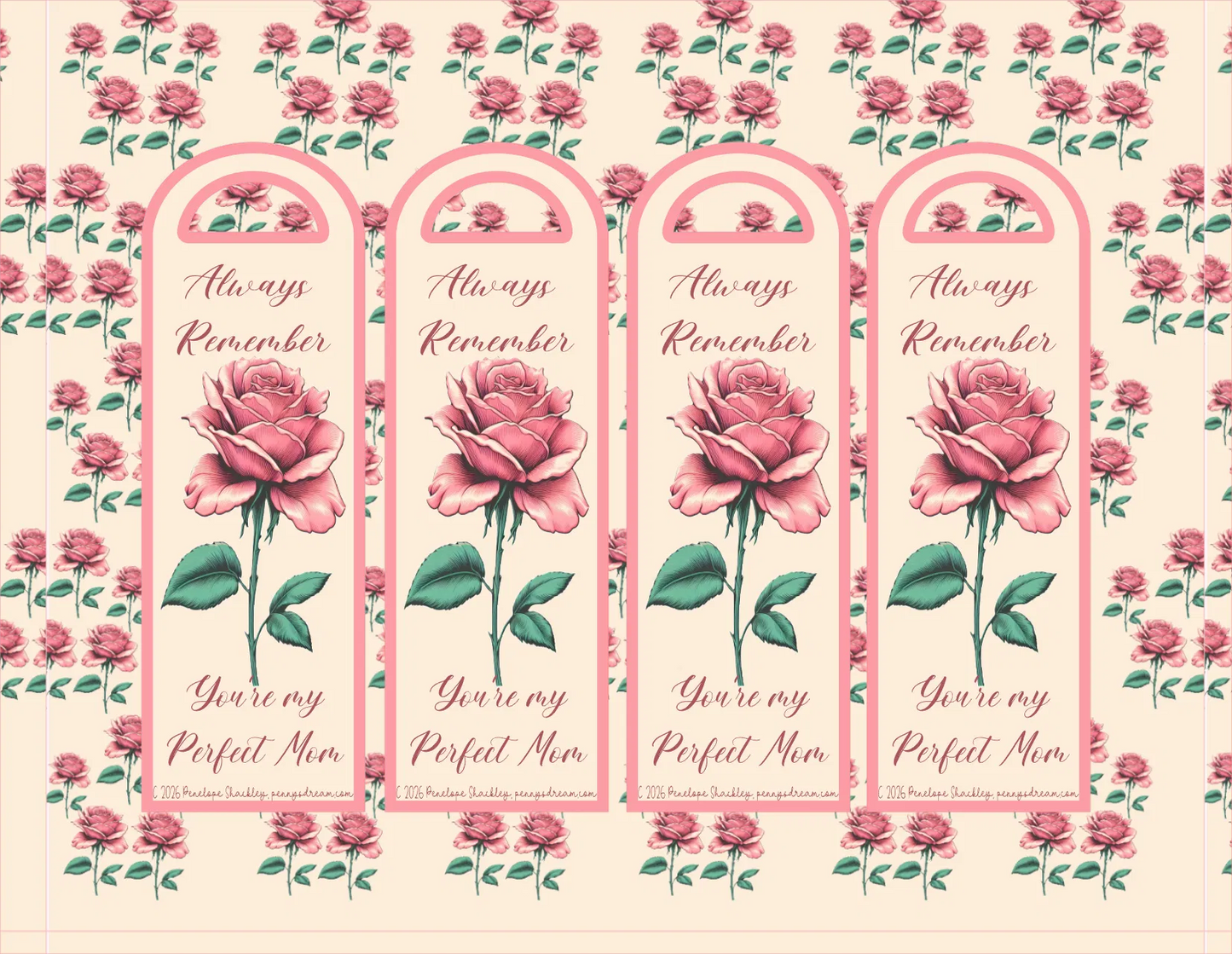 Perfect Mom — Bookmark — Digital Download
