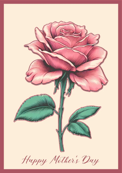 One Perfect Mom — 5 × 7 Mother’s Day Card — Digital Download