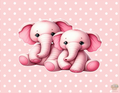 Pink Elephants Print or Sign – Letter Size Digital Download