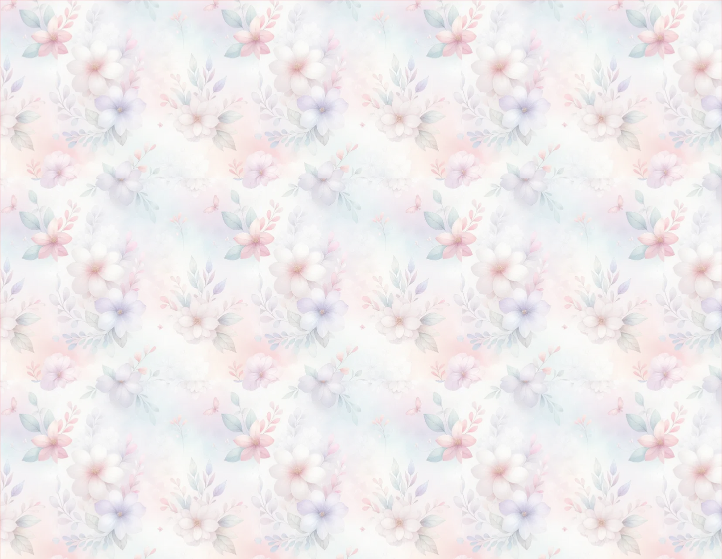 Pastel-colored abstract pattern on a light blue background