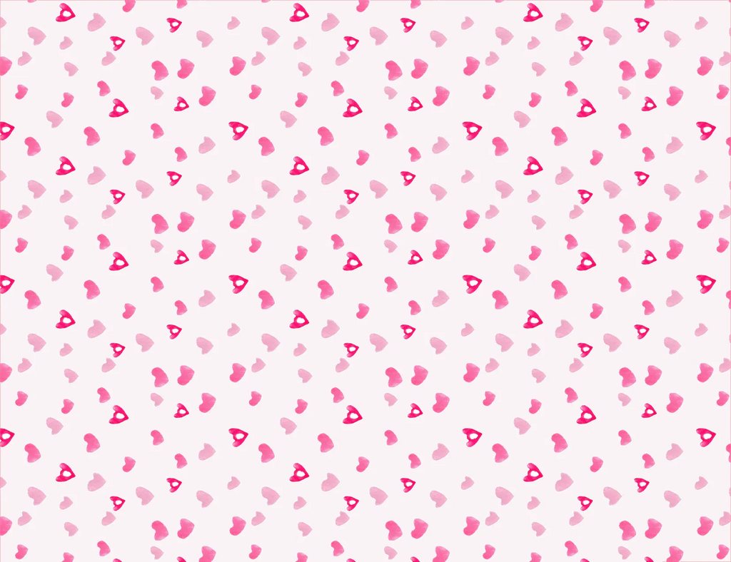 Raining Hearts Pattern Paper