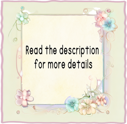 Decorative frame with flowers and text on a light background