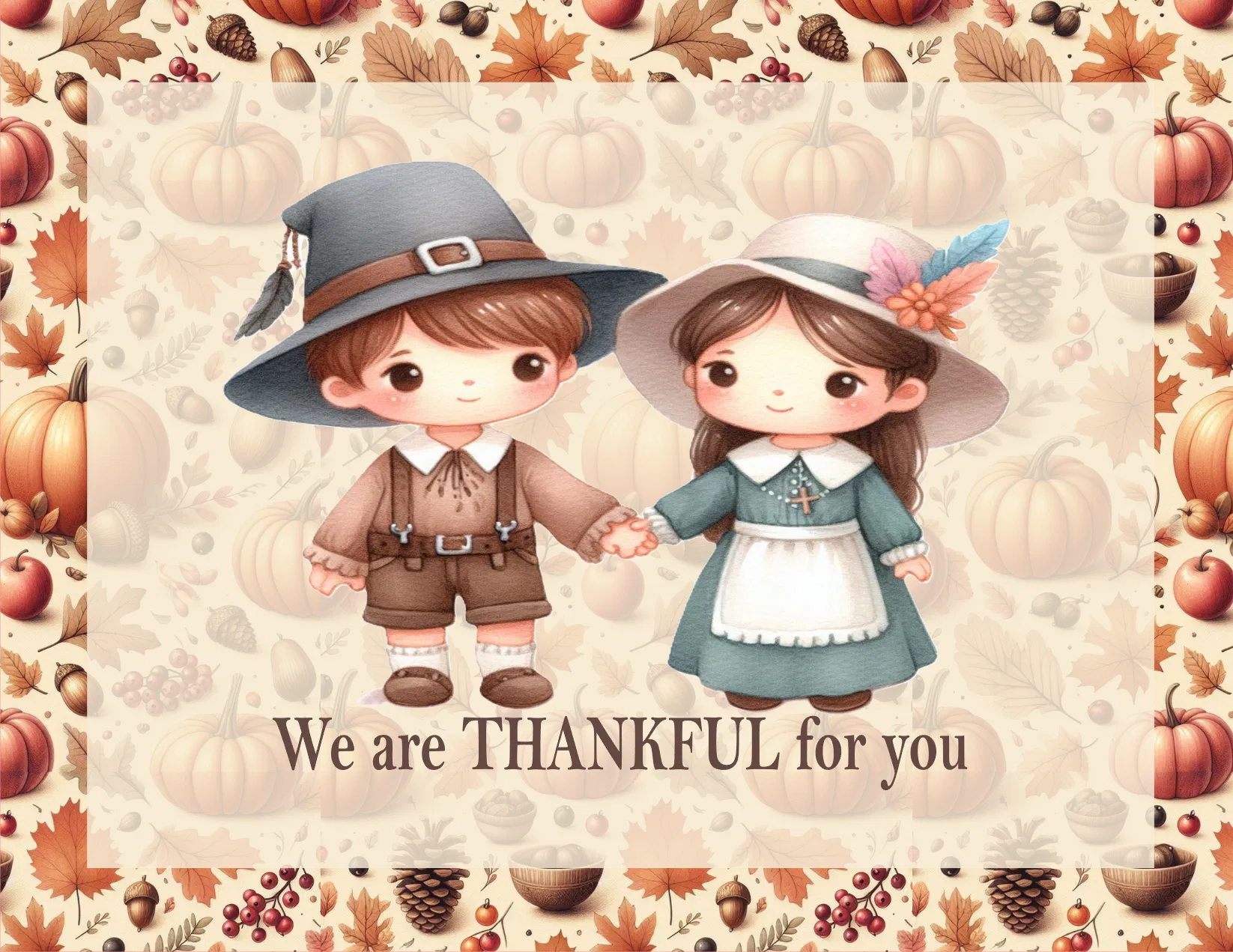 Thanks giving sign

