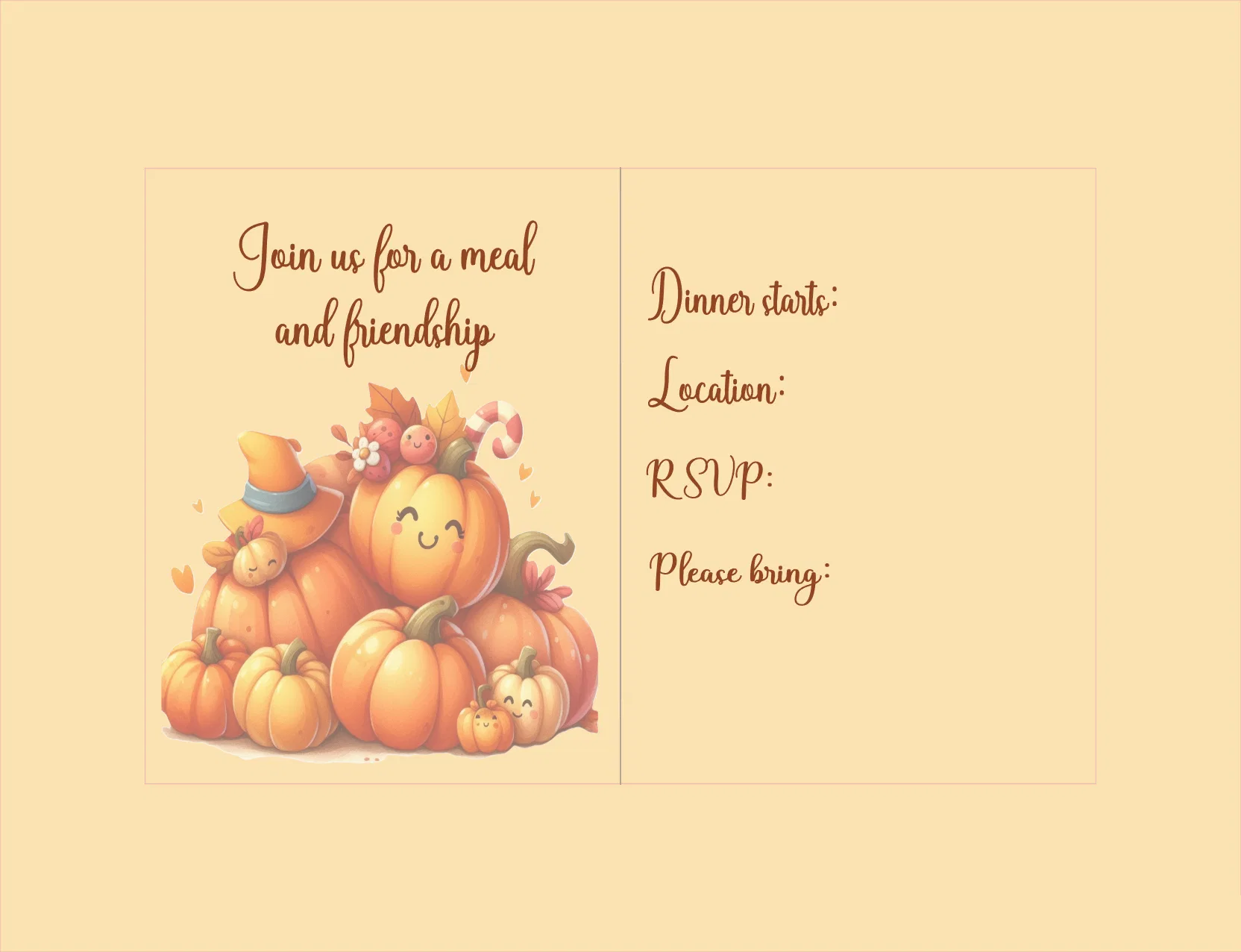 Inside of invite