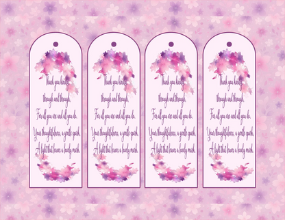 Thank You Through and Through — Bookmark — Digital Download