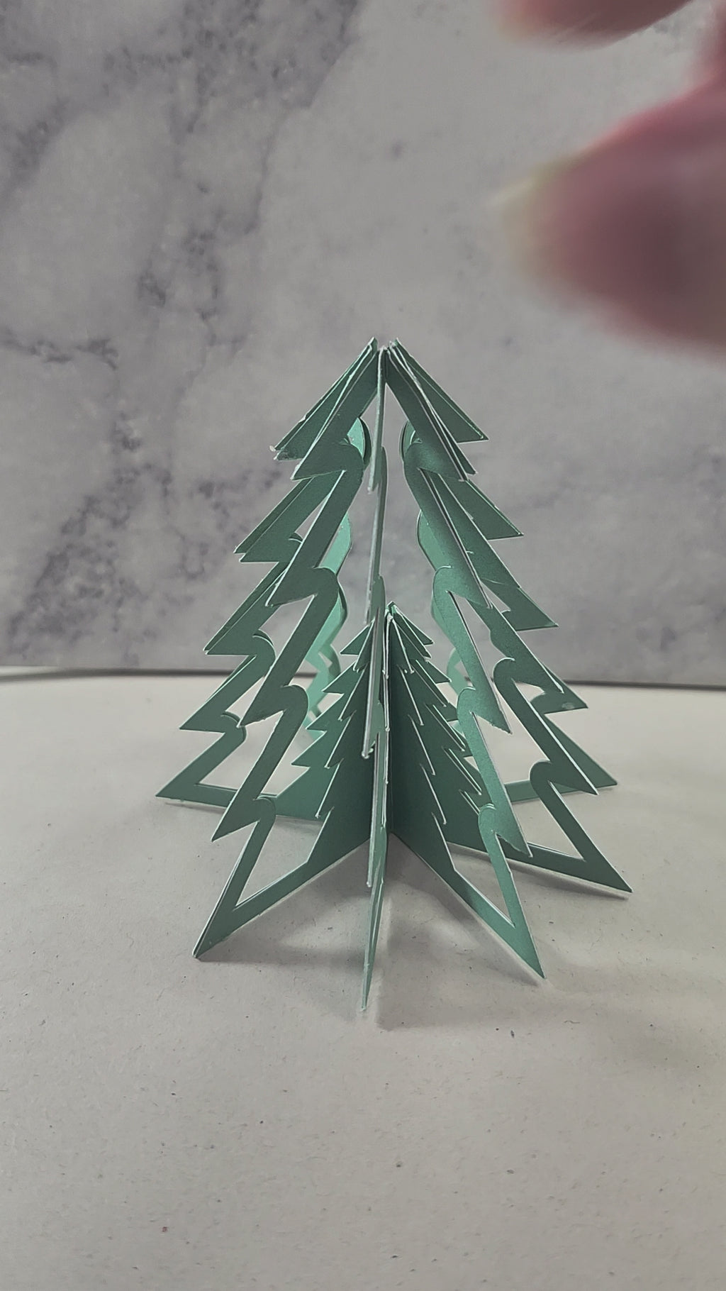 3‑D Christmas Tree in a Tree – Silhouette Studio SVG – Digital Download
