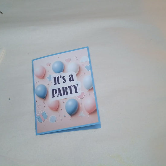 Birthday party invite video