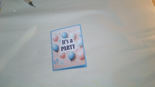Birthday party invite video