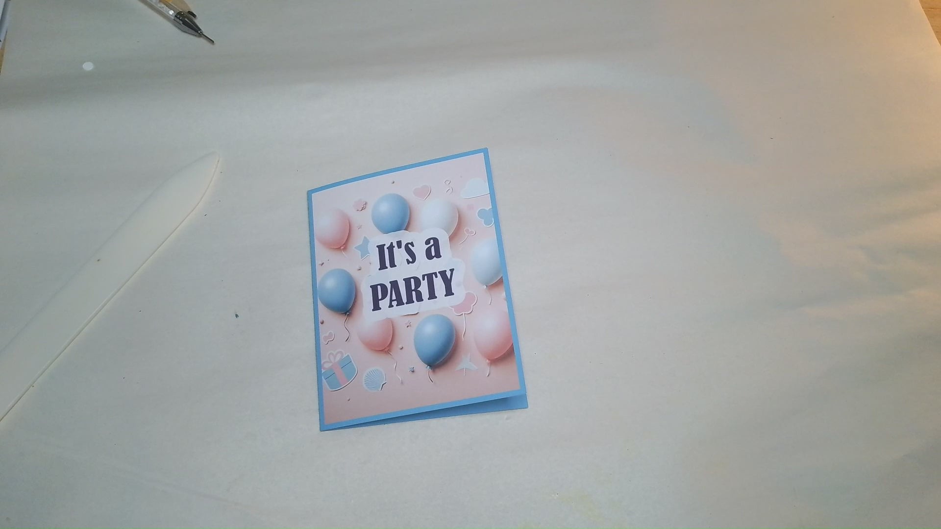 Birthday party invite video