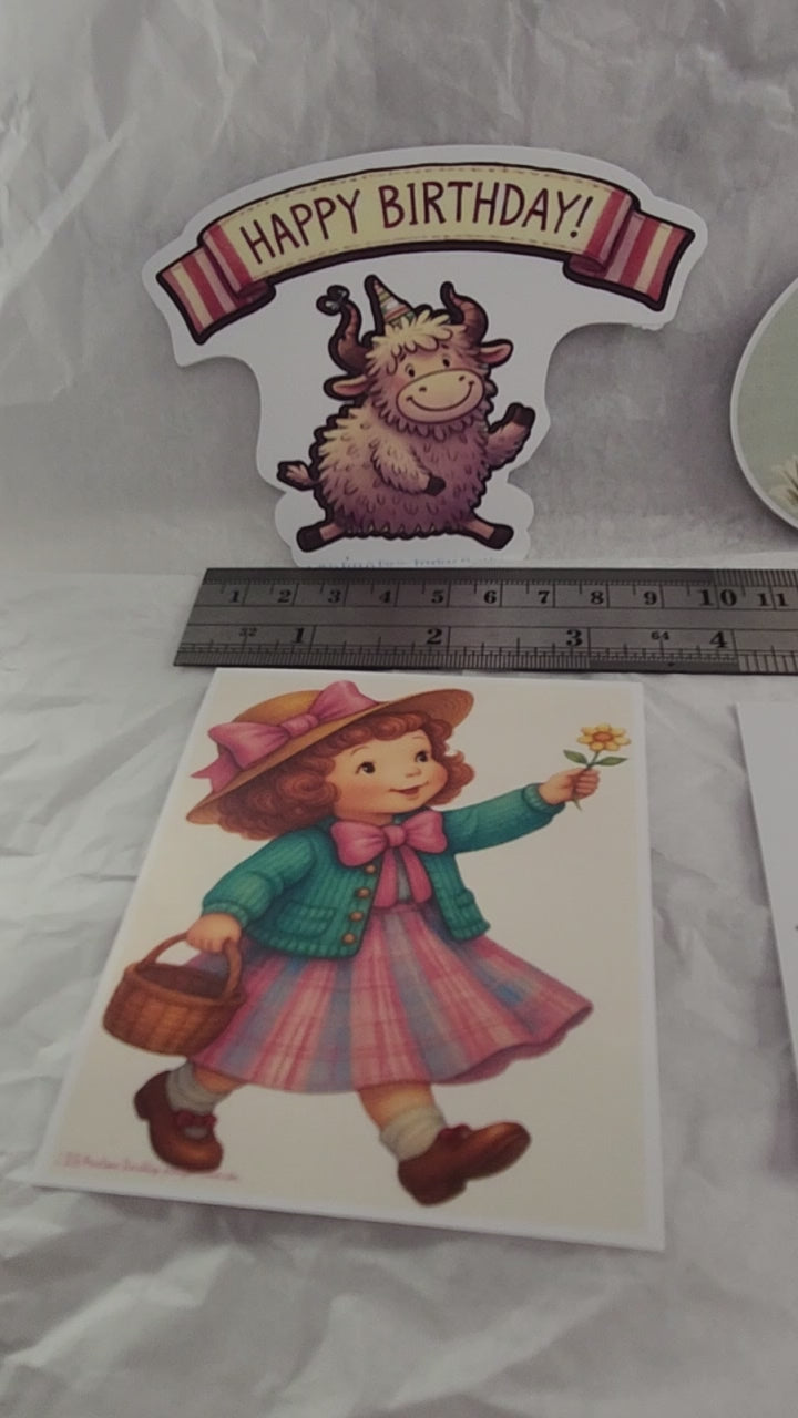Sample Sale – Sticker Set (Exact Stickers Shown) - Bag # 6