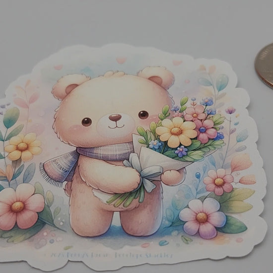teddy bear sticker