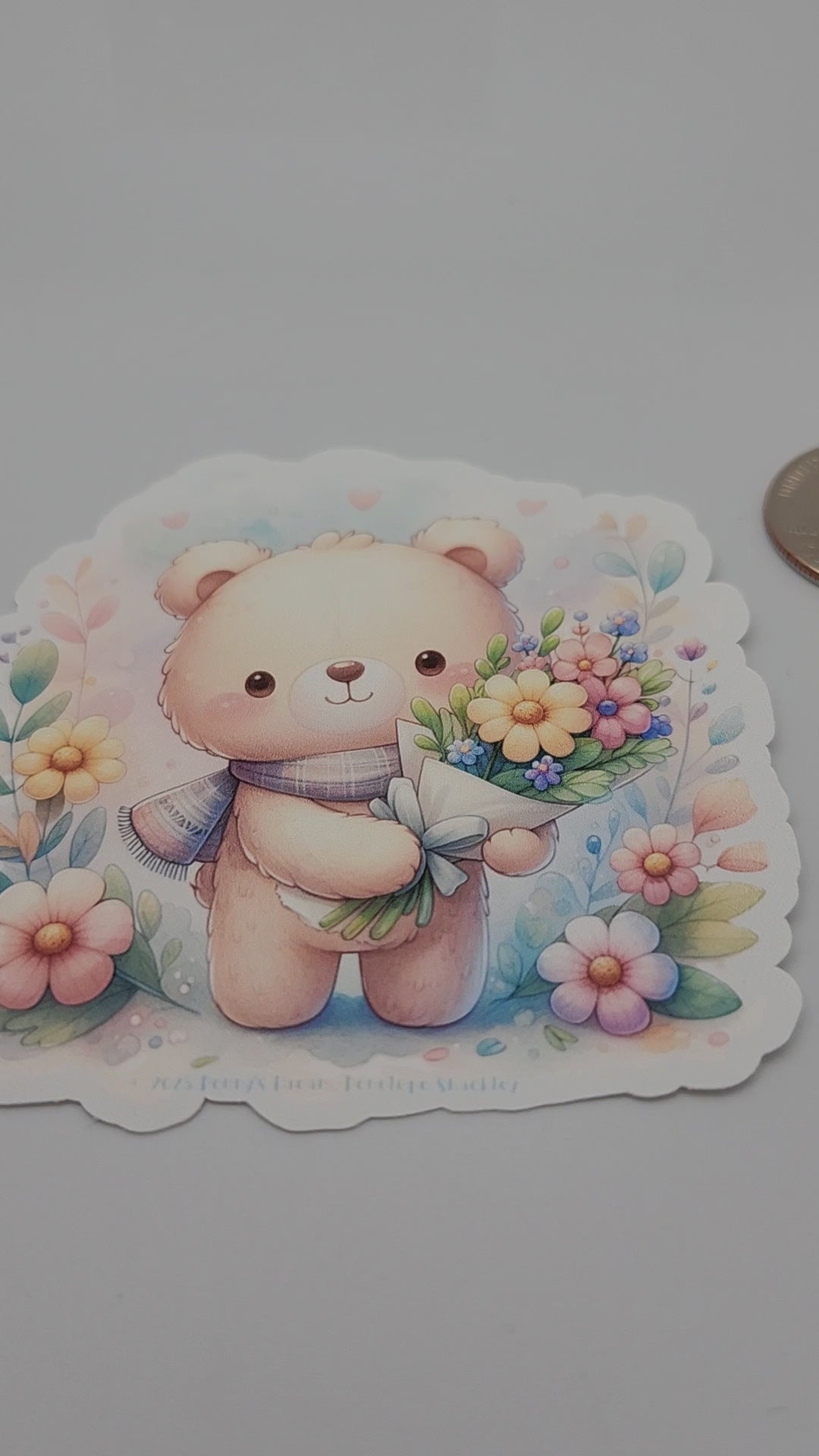 teddy bear sticker